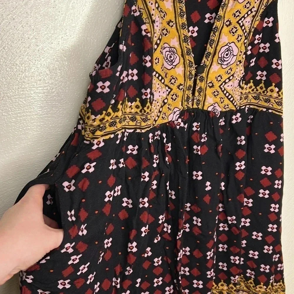 Free People Charlotte Sleeveless Tank Top in Black Size XS - Picture 4 of 6